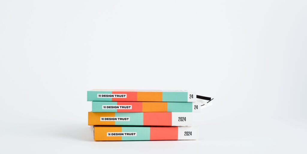 2024 The Design Trust diary and planner stack of 4