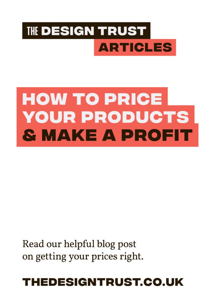 The Design Trust March Pinterest Pricing Your Products Properly Small Business